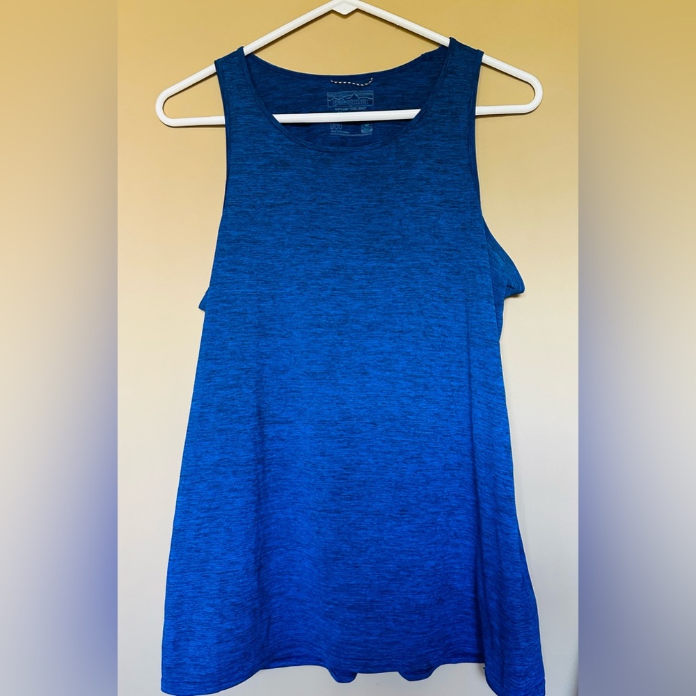 Patagonia Capilene Cool Daily Tank Heather Blue-Medium